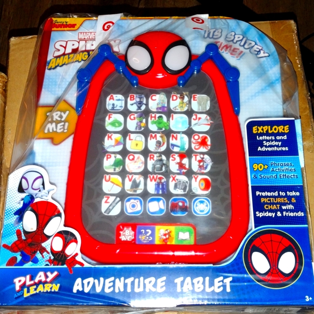 Spider and His Amazing Friends Kids Tablet for Preschool Learning New